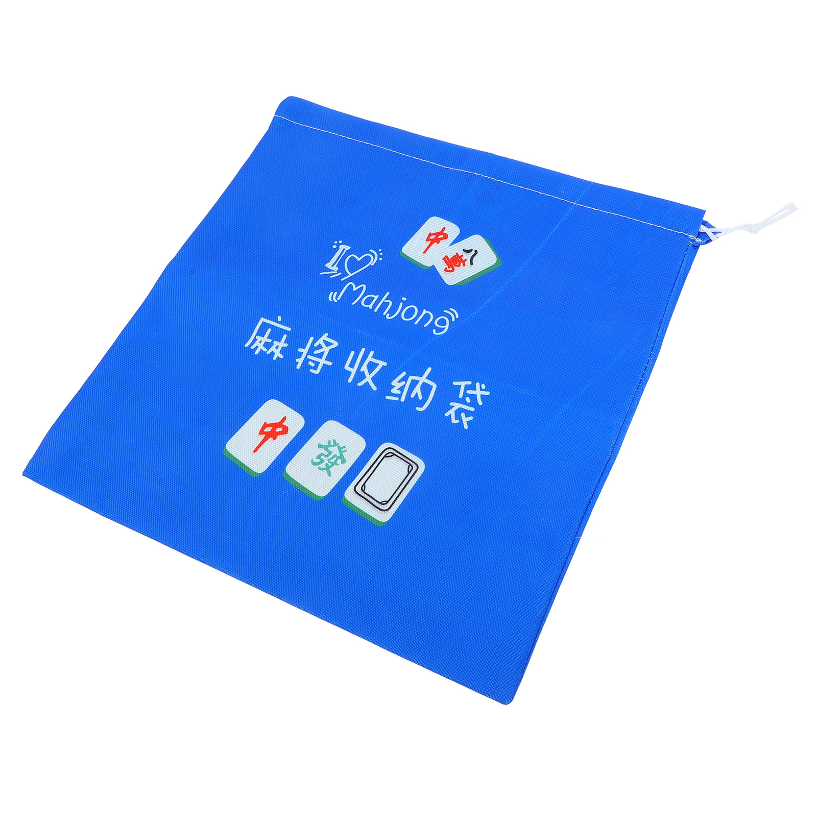 Tile Bag Drawstring - 特大巾着麻雀牌整理バッグ プレミアムオックスフォード布製 折りたたみ式 傷防止牌保護収納ポーチ 家庭用