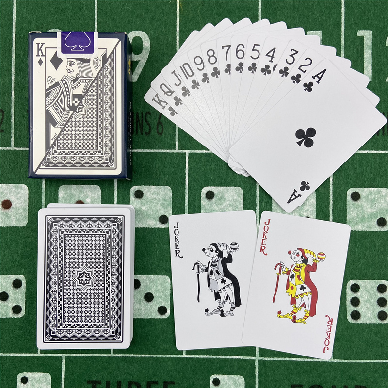 Board Game Hotel - 耐久性のあるポーカーカード 1 デッキ – カジノ、家庭、バーゲーム、テキサスホールデム、バカラ用の防水 PVC