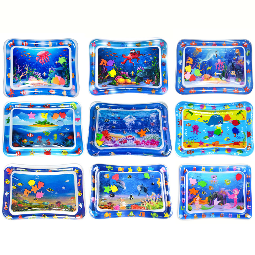 Play Mat Neoprene - 1pc インフレータブル PVC プレイマットベビープレイ水マット幼児パッド子供の早期教育活動おもちゃマットクッションギフト