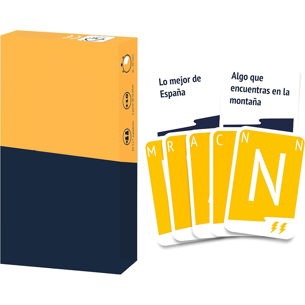 Cooperative Card Game - 高速単語カードゲーム スピード思考パーティーゲーム 文字マッチング 家族向け卓上ゲーム クイックリフレックス語彙チャレンジ ゲームナイト