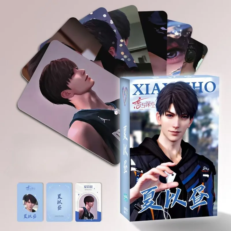 Board Game Zoo - Love and Deepspace Caleb パーソナライズされた漫画クリエイティブレーザー両面フォトカードアニメーションゲーム周辺キャラクターカード