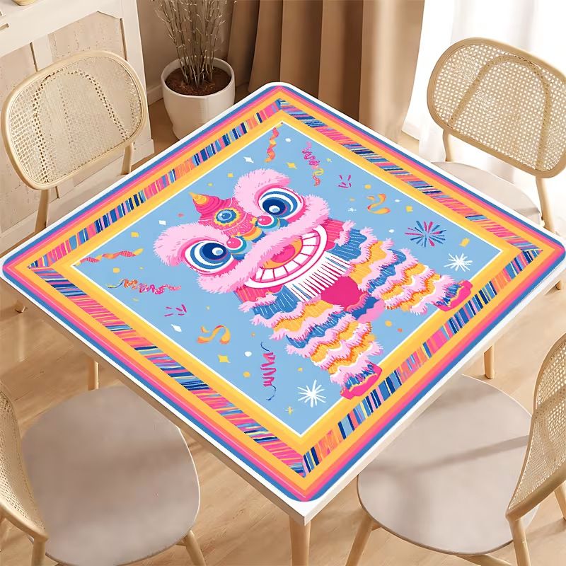 Board Game Hegemony - VIKAMA 中国獅子舞クリスタルベルベット麻雀マットノンスリップソフト折りたたみ式アメリカン麻雀ポーカードミノ家の装飾
