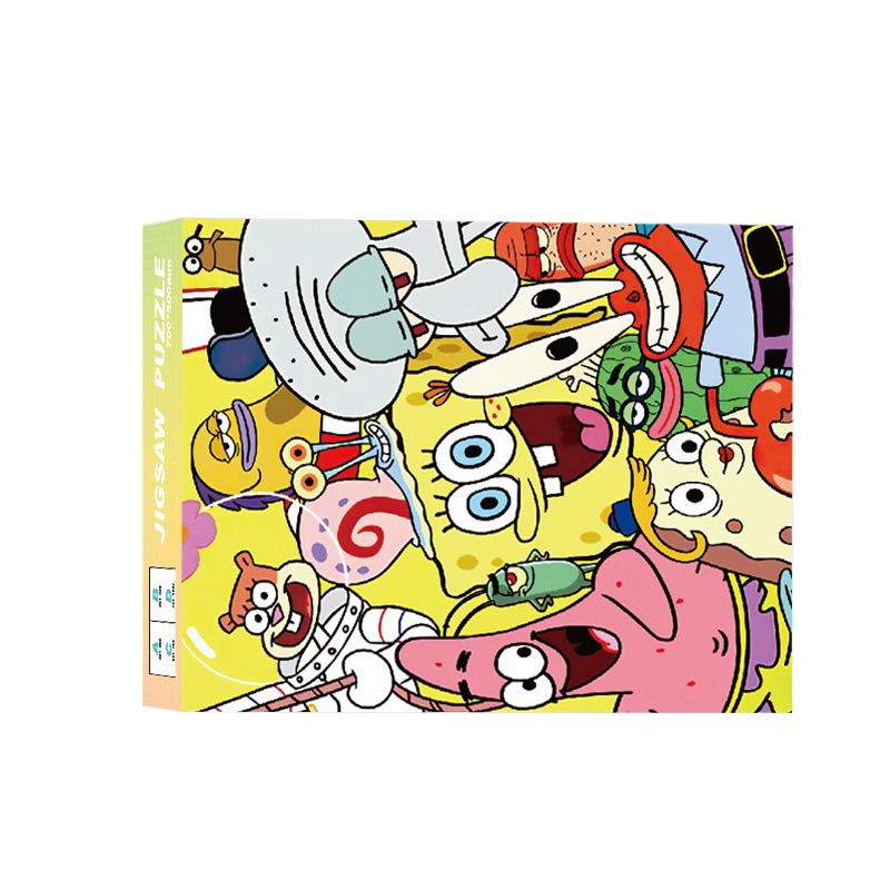 Jigsaw Puzzle Adult - 1000ピース スポンジ・ボブ スクエアパンツ パズル 組み立て絵画 減圧パズル