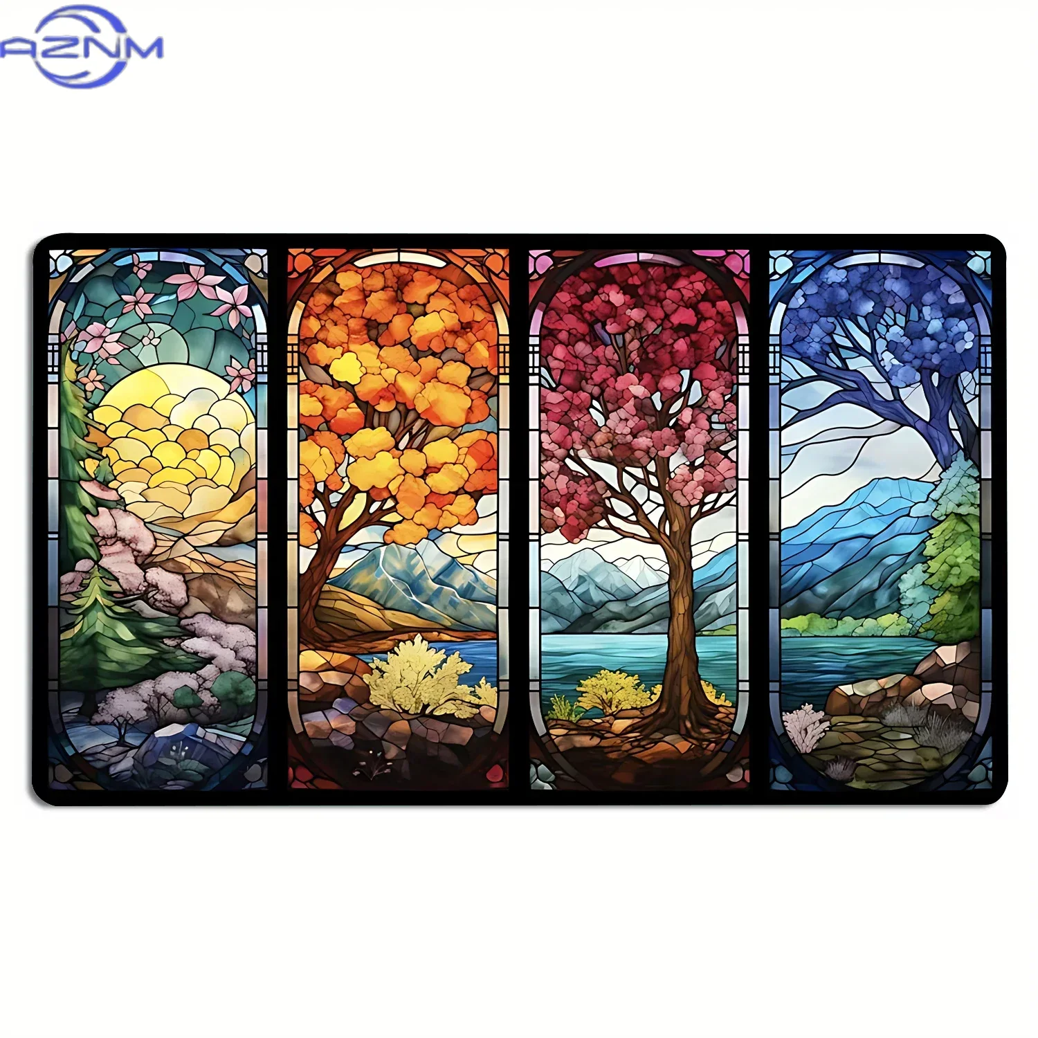 Play Mat Neoprene - マジックゲームマット TCG CCG トレーディングカードテーブル プレイマット ルールエリア
