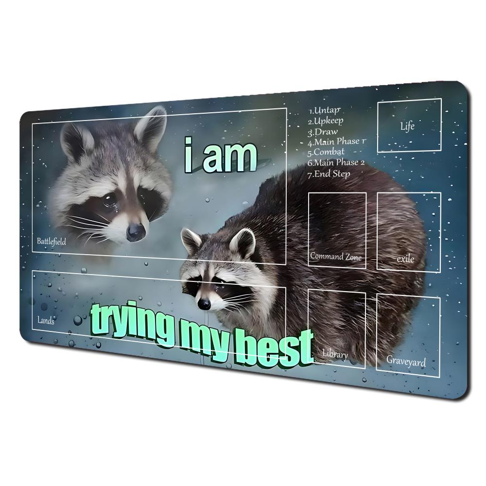 Play Mat Neoprene - Try My Best マウスパッド TCG マウスパッド