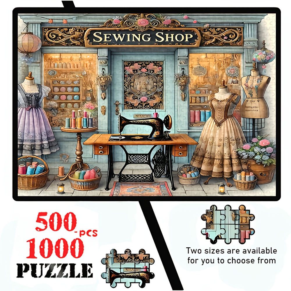 コズミックギャラクシー、パリの街並み、ヴィンテージ縫製店のジ - Jigsaw Puzzle Adult のレビューと価格