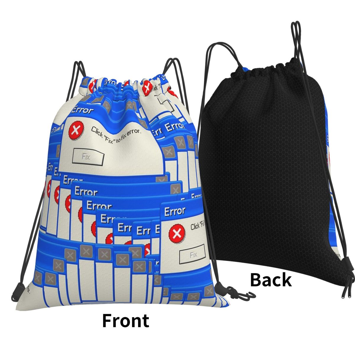 Windows Xp Error Tiled バックパック  - Tile Bag Drawstring のレビューと価格