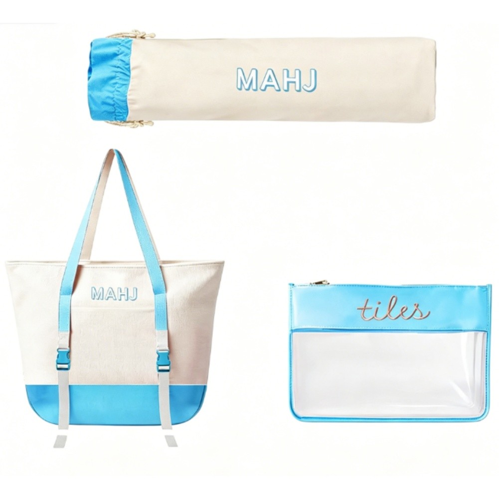 麻雀アクセサリーバッグセット：キャンバストートバッグ、透明ジ - Tile Bag Drawstring のレビューと価格