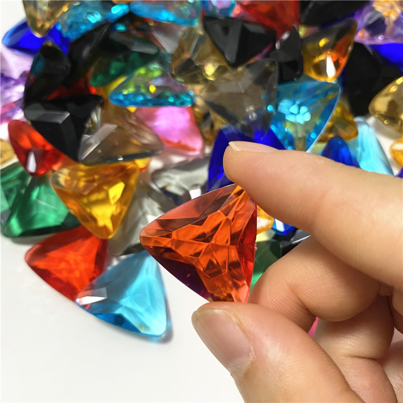 10個入り アクリルプラスチック製 23mm 透明 三角形・ - Board Game Hegemony のレビューと価格