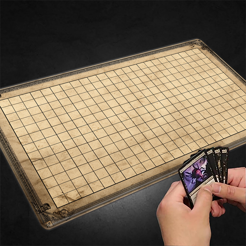 ヴィンテージグリッド卓上ゲームマットマジックパーティーゲーム - Play Mat Neoprene のレビューと価格
