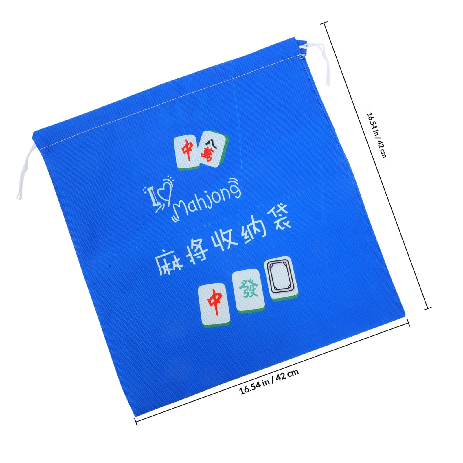 特大巾着麻雀牌整理バッグ プレミアムオックスフォード布製 折 - Tile Bag Drawstring のレビューと価格