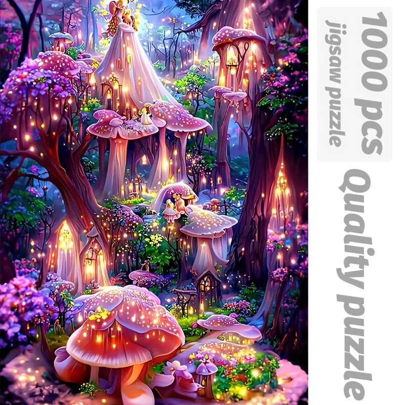 大人向け魔法の森ジグソーパズル1000ピース - 光る提灯が - Jigsaw Puzzle Adult のレビューと価格