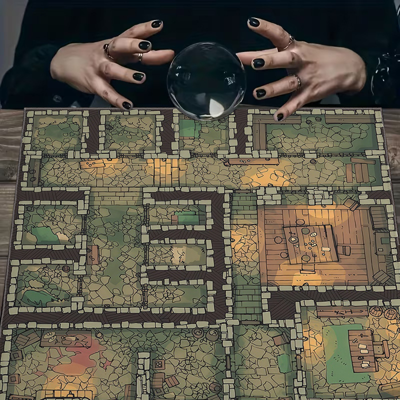 1pc ダンジョン迷路ゲームテーブルクロス – ボードゲーム - Board Game Hotel のレビューと価格
