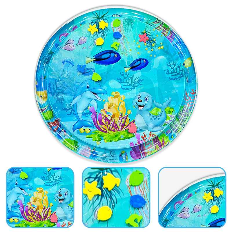 1pc 100 センチメートル大赤ちゃん遊び水マットイルカシ - Play Mat Neoprene のレビューと価格