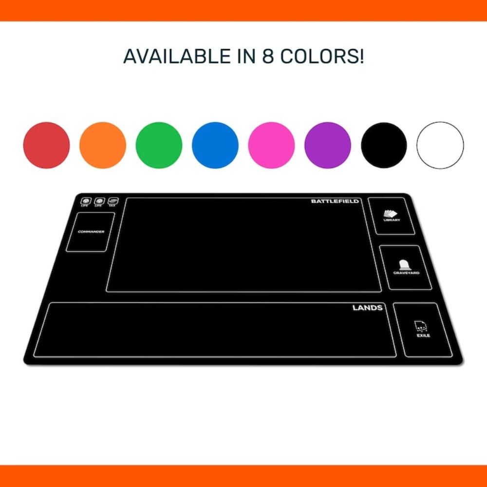 初心者向けコマンダープレイマット、8色、EDHゾーン、MTG - Play Mat Neoprene のレビューと価格
