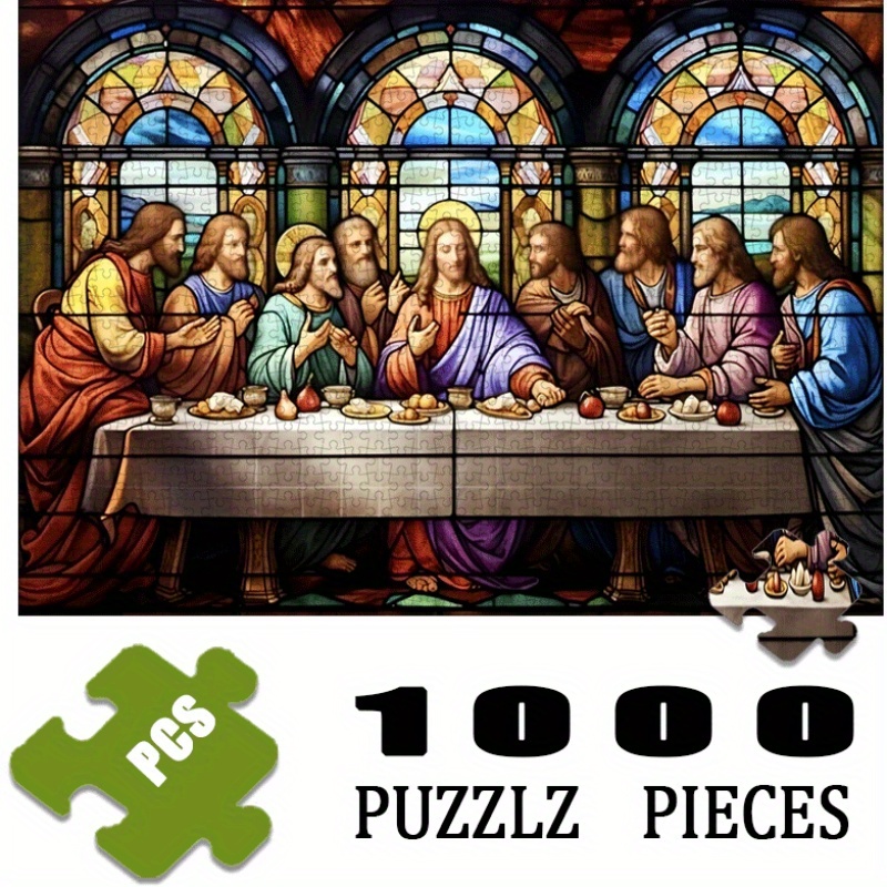 1000ピース 聖餐の夜 紙製ジグソーパズル - 大型インタ - Jigsaw Puzzle Adult のレビューと価格