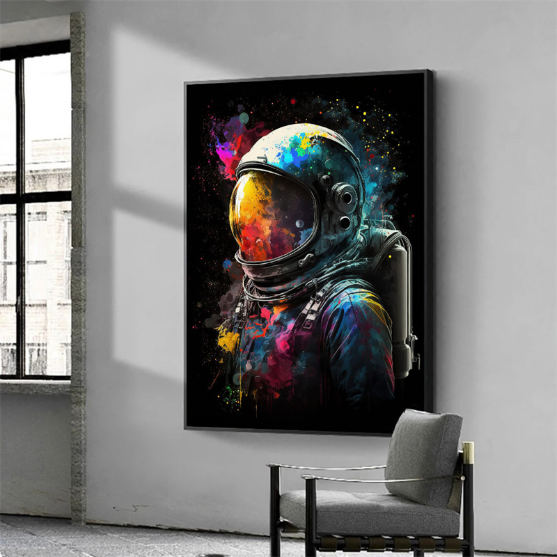 モダンな宇宙飛行士のポスター,ビール,月,バー,キャンバスの - Board Game Hotel のレビューと価格