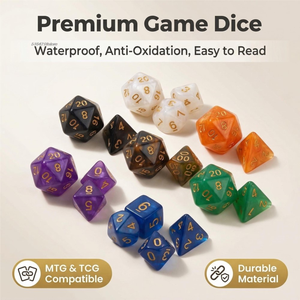 7 個セットサイコロボードゲームロールサイコロギャラクシーテ - Board Game Hegemony のレビューと価格