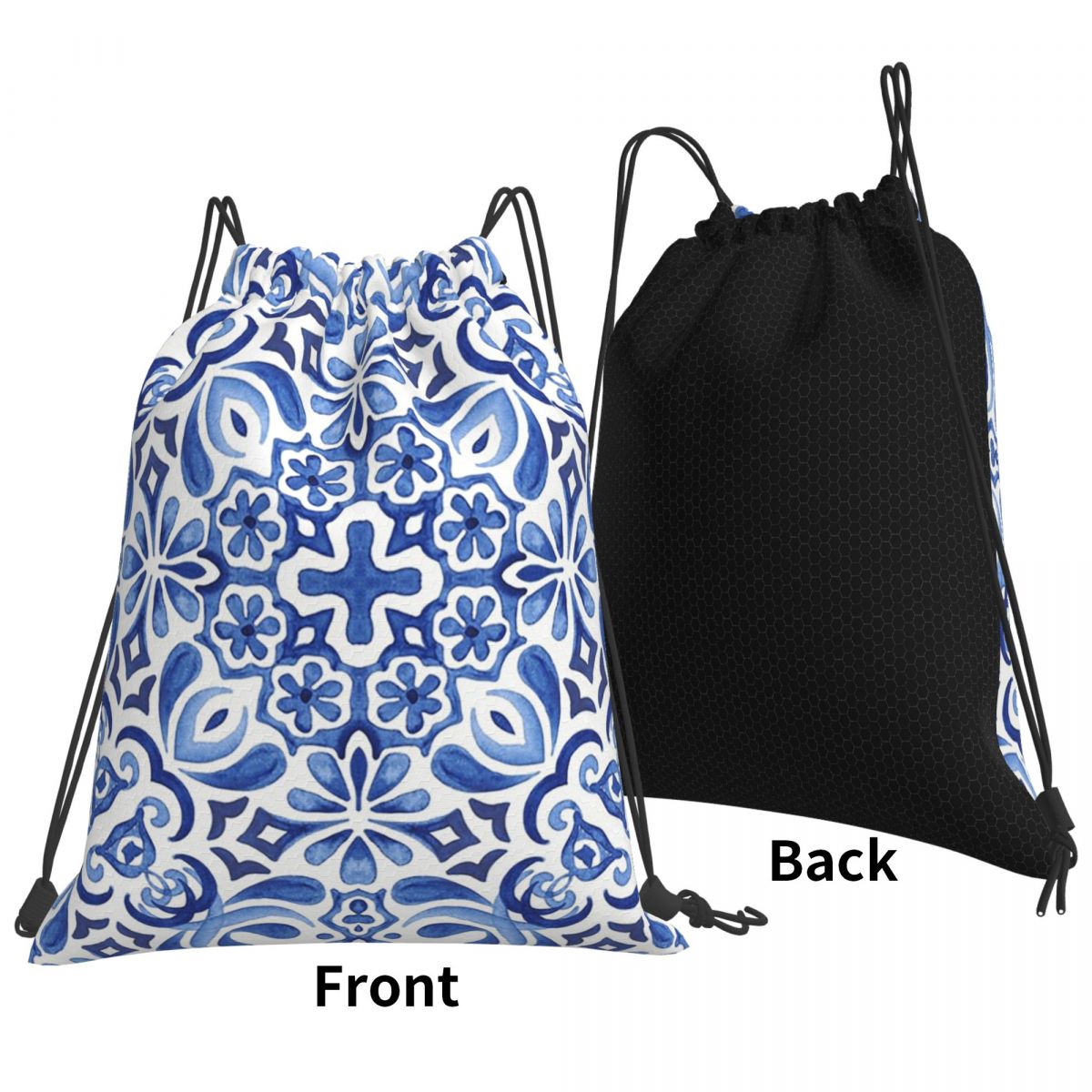 地中海モザイクタイル アズレホス バックパック カジュアル巾 - Tile Bag Drawstring のレビューと価格