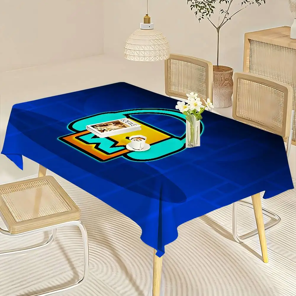 ジオメトリダッシュビデオゲームテーブルクロステーブルカバーク - Board Game Hotel のレビューと価格
