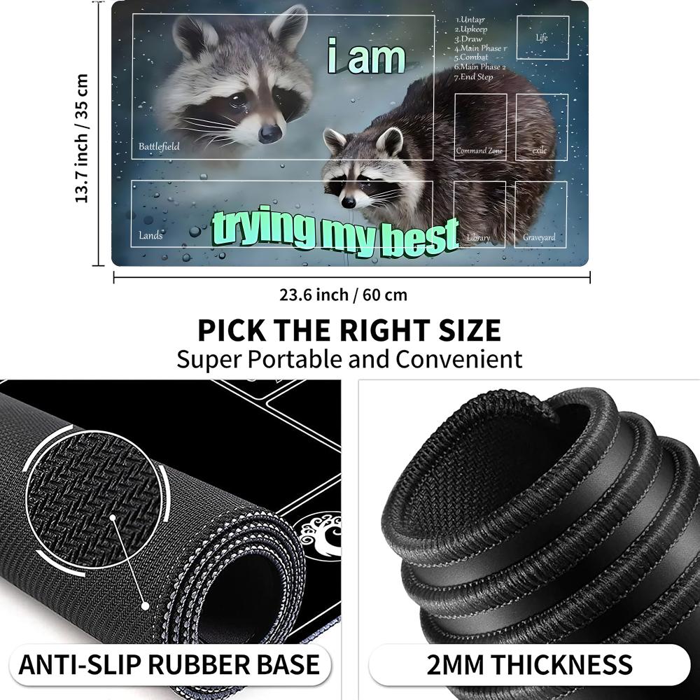 Try My Best マウスパッド TCG マウスパッド  - Play Mat Neoprene のレビューと価格